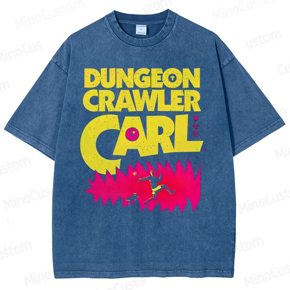 New Achievement Dungeon Crawler Carl Vintage Washed T-Shirt