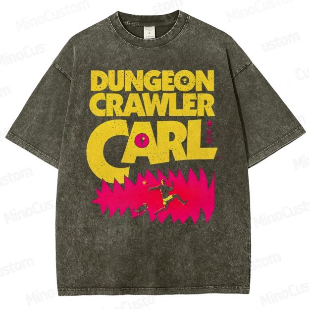New Achievement Dungeon Crawler Carl Vintage Washed T-Shirt