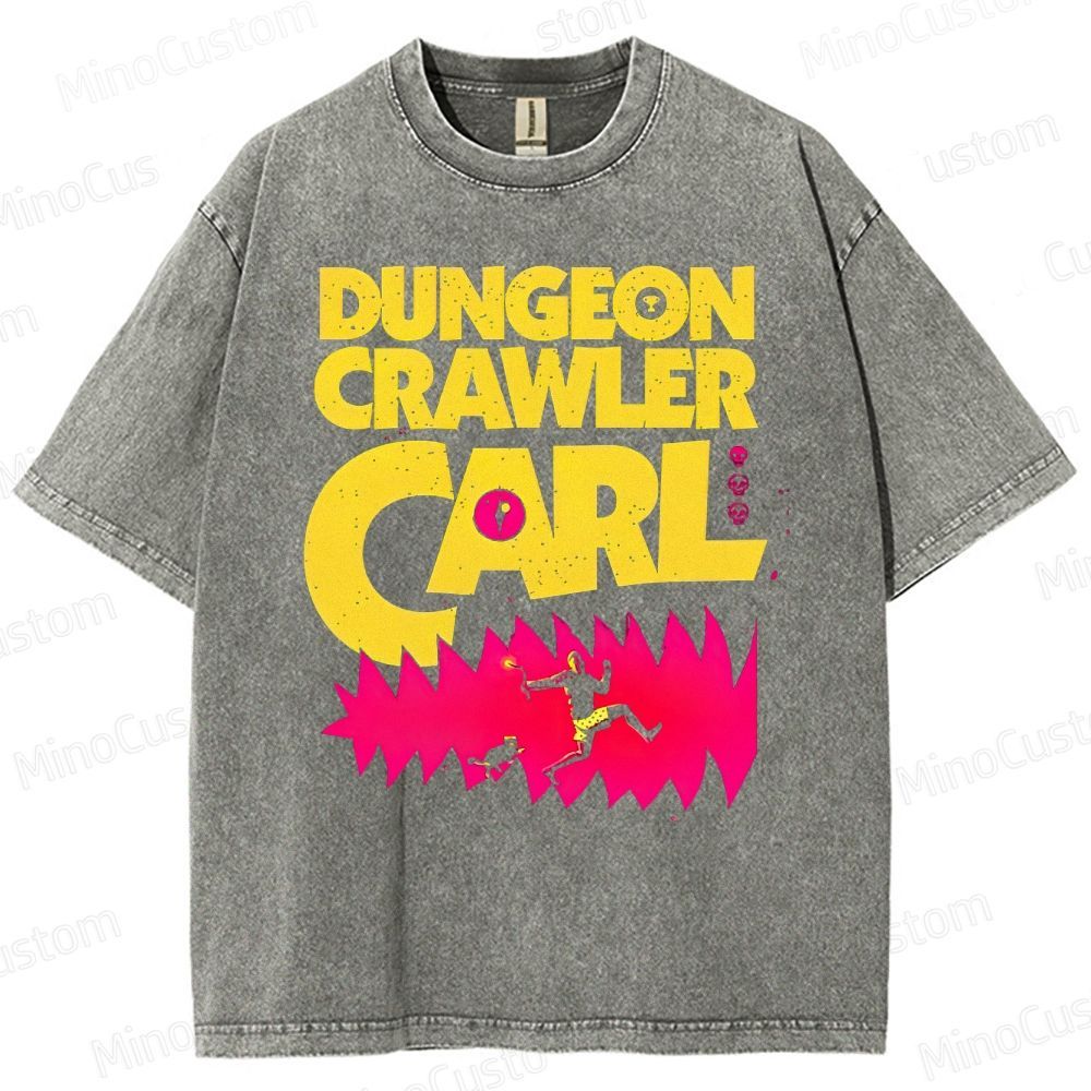 New Achievement Dungeon Crawler Carl Vintage Washed T-Shirt