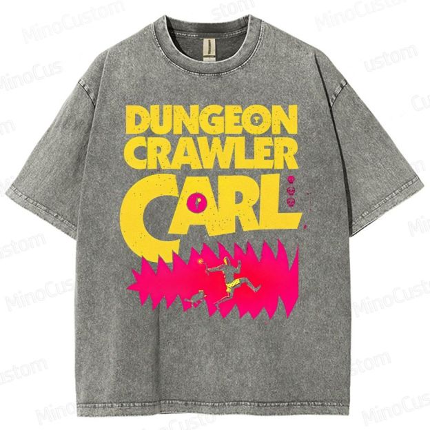 New Achievement Dungeon Crawler Carl Vintage Washed T-Shirt