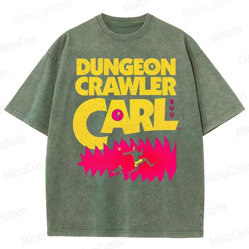 New Achievement Dungeon Crawler Carl Vintage Washed T-Shirt