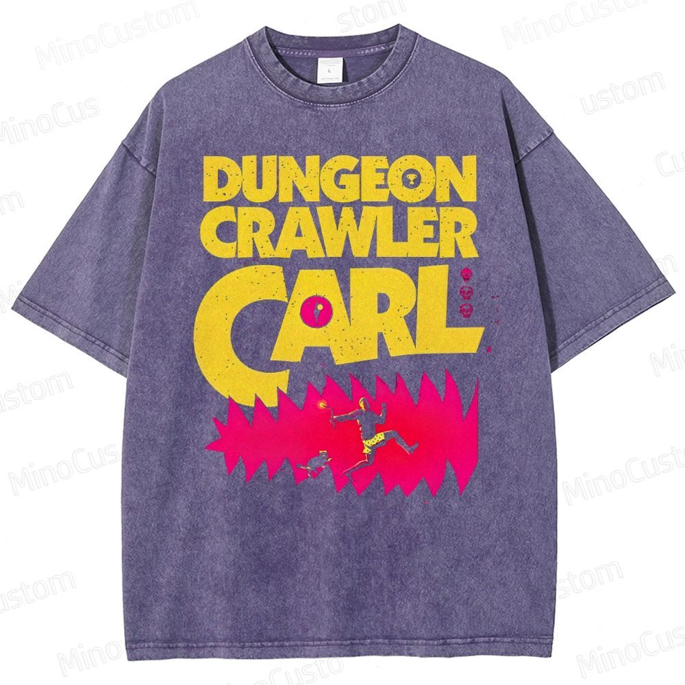 New Achievement Dungeon Crawler Carl Vintage Washed T-Shirt