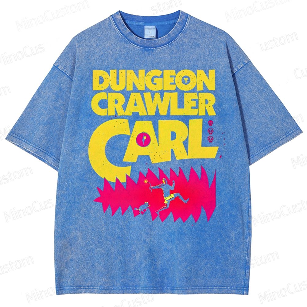 New Achievement Dungeon Crawler Carl Vintage Washed T-Shirt