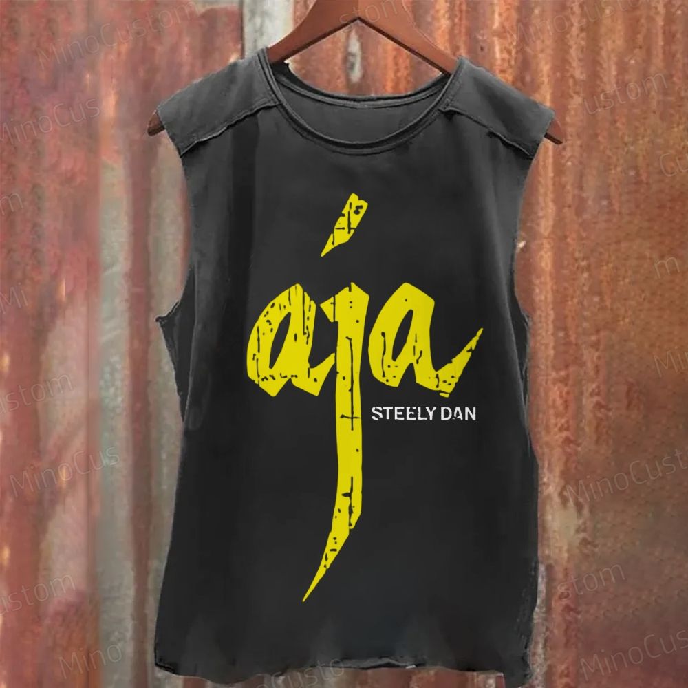 Steely Dan Aja Vintage  Washed Tank Top 