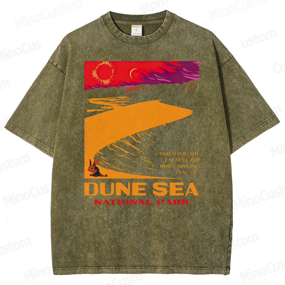 Dune Sea National Park Washed T-Shirt