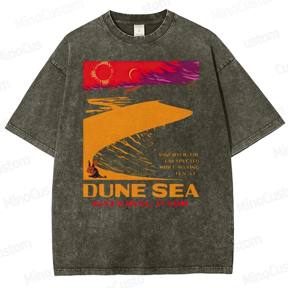 Dune Sea National Park Washed T-Shirt