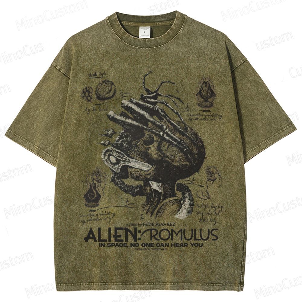 Alien: Romulus Movie Graphic Washed T - Shirt