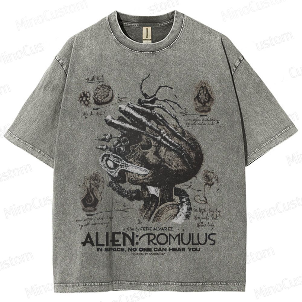 Alien: Romulus Movie Graphic Washed T - Shirt