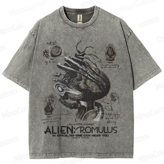Alien: Romulus Movie Graphic Washed T - Shirt