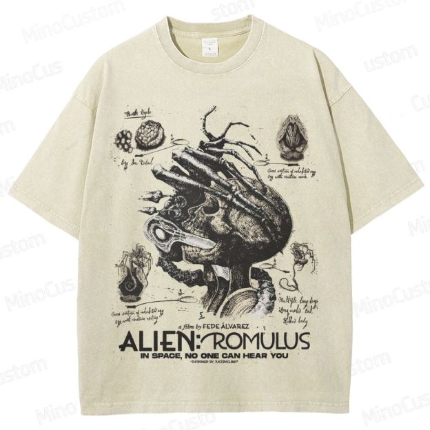 Alien: Romulus Movie Graphic Washed T - Shirt
