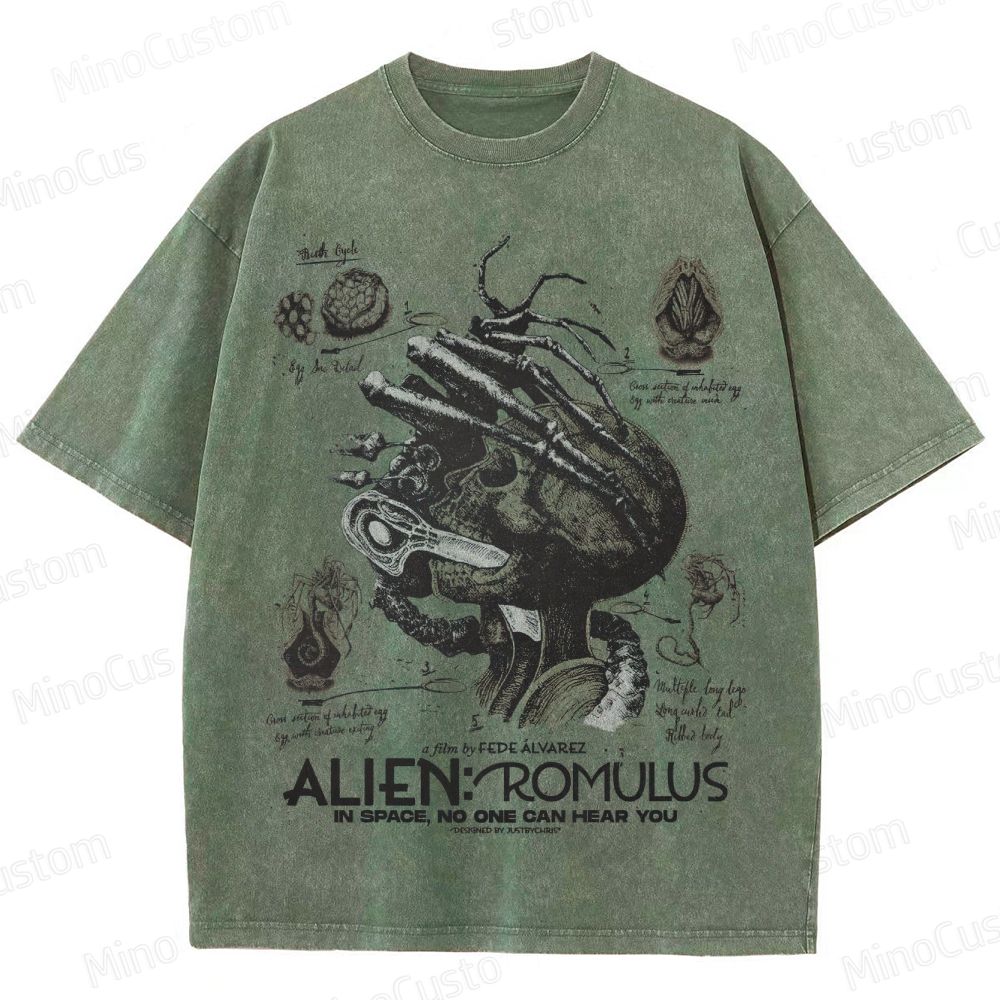 Alien: Romulus Movie Graphic Washed T - Shirt