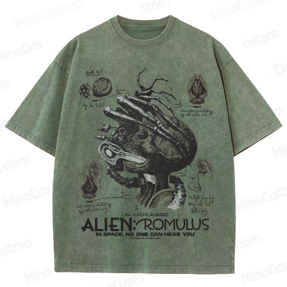 Alien: Romulus Movie Graphic Washed T - Shirt