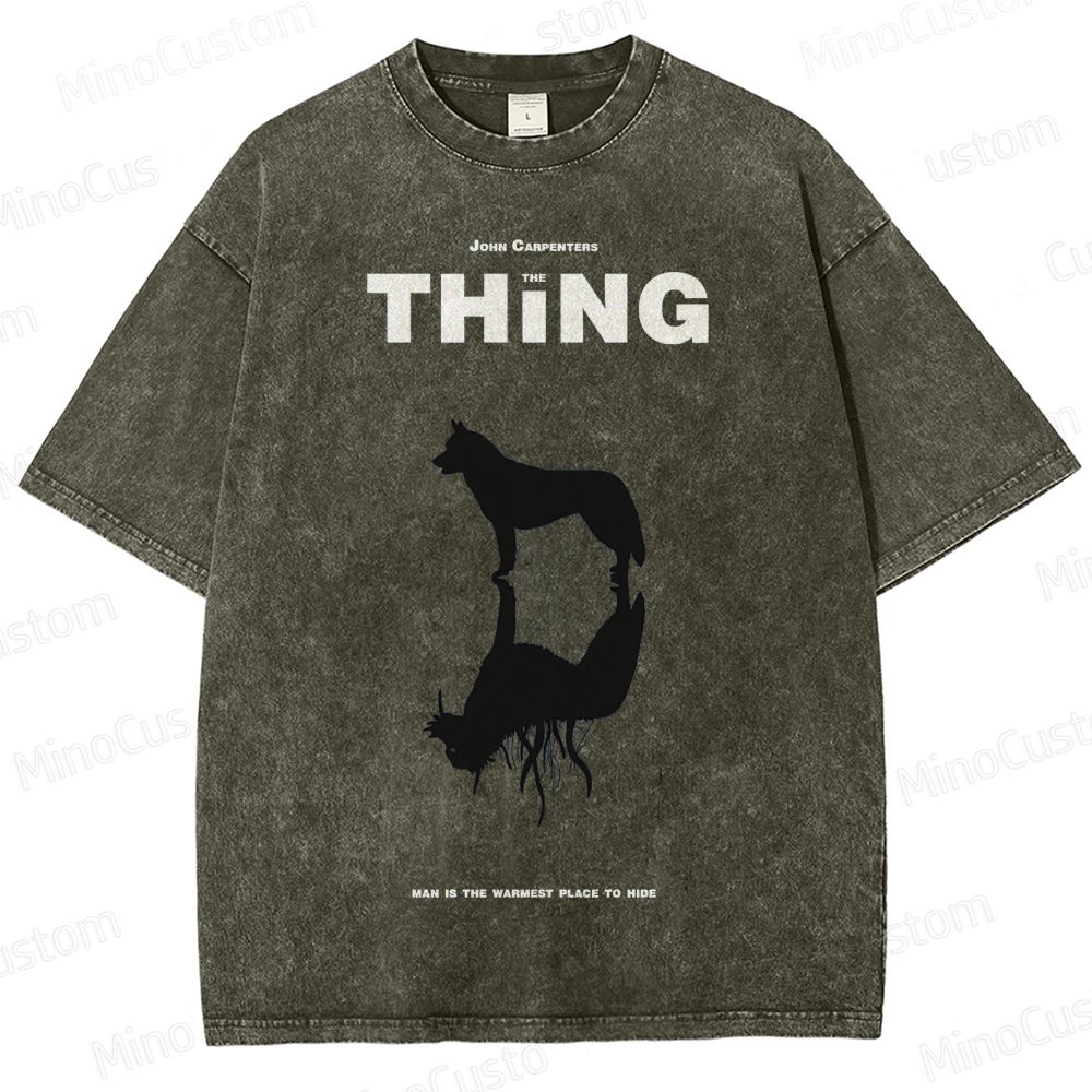 The Thing Movie Graphic Washed T - Shirt