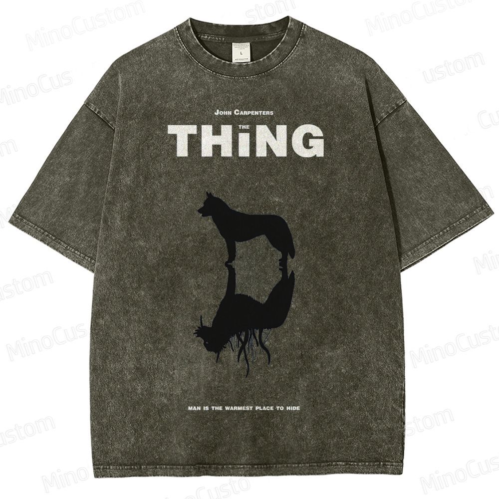 The Thing Movie Graphic Washed T - Shirt
