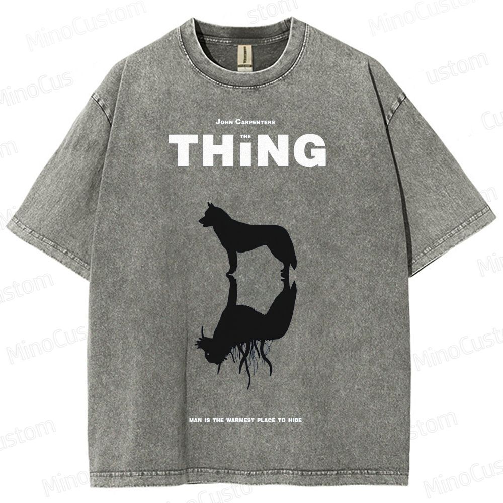 The Thing Movie Graphic Washed T - Shirt