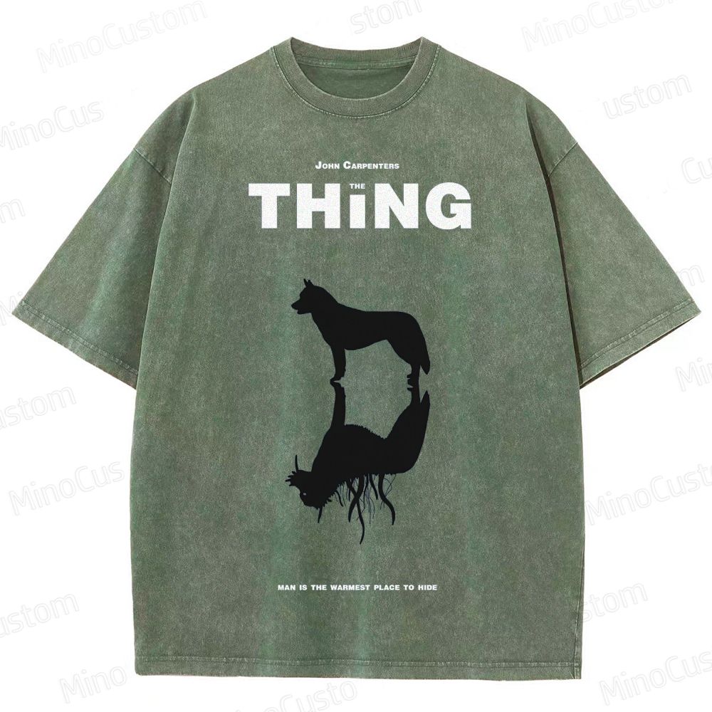 The Thing Movie Graphic Washed T - Shirt