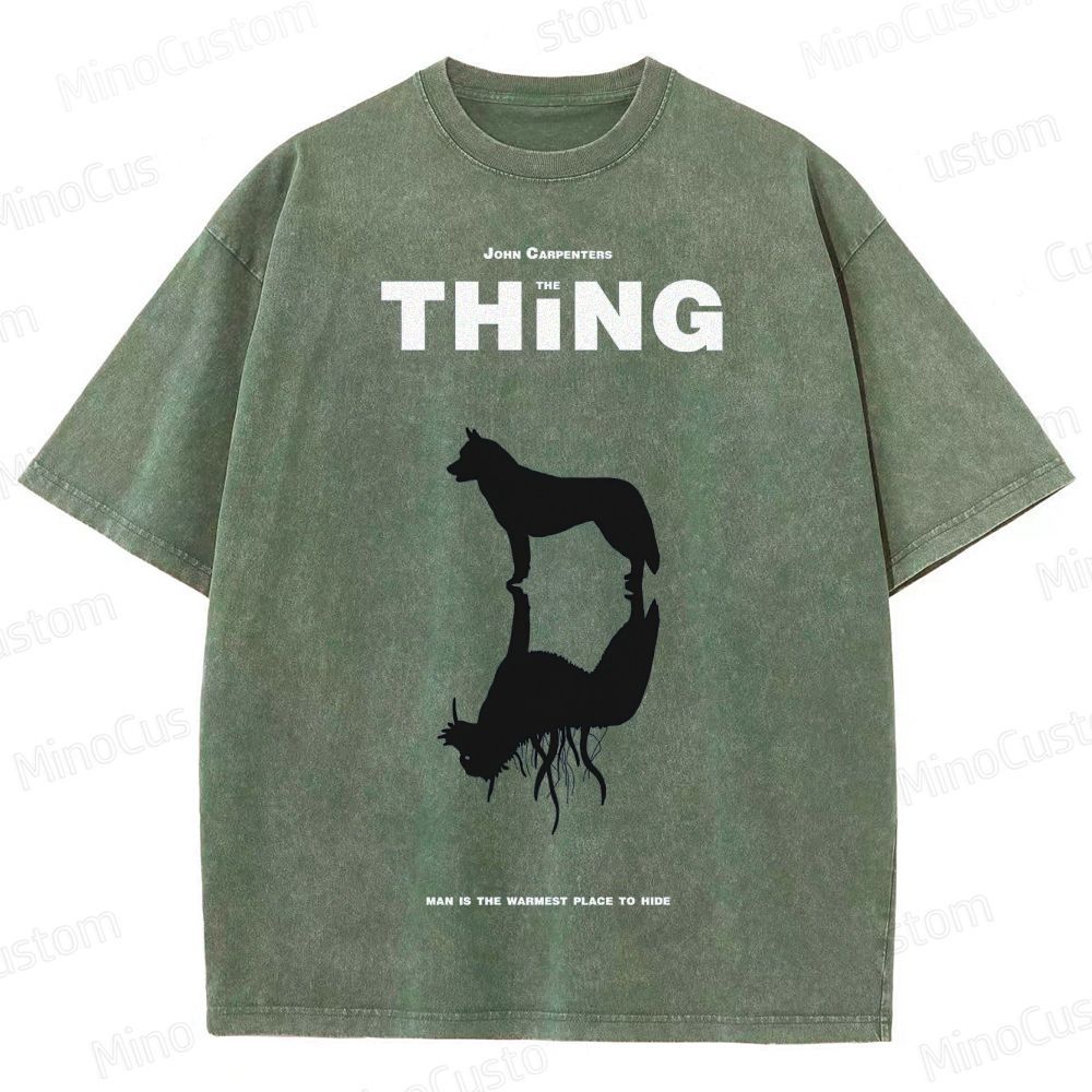 The Thing Movie Graphic Washed T - Shirt