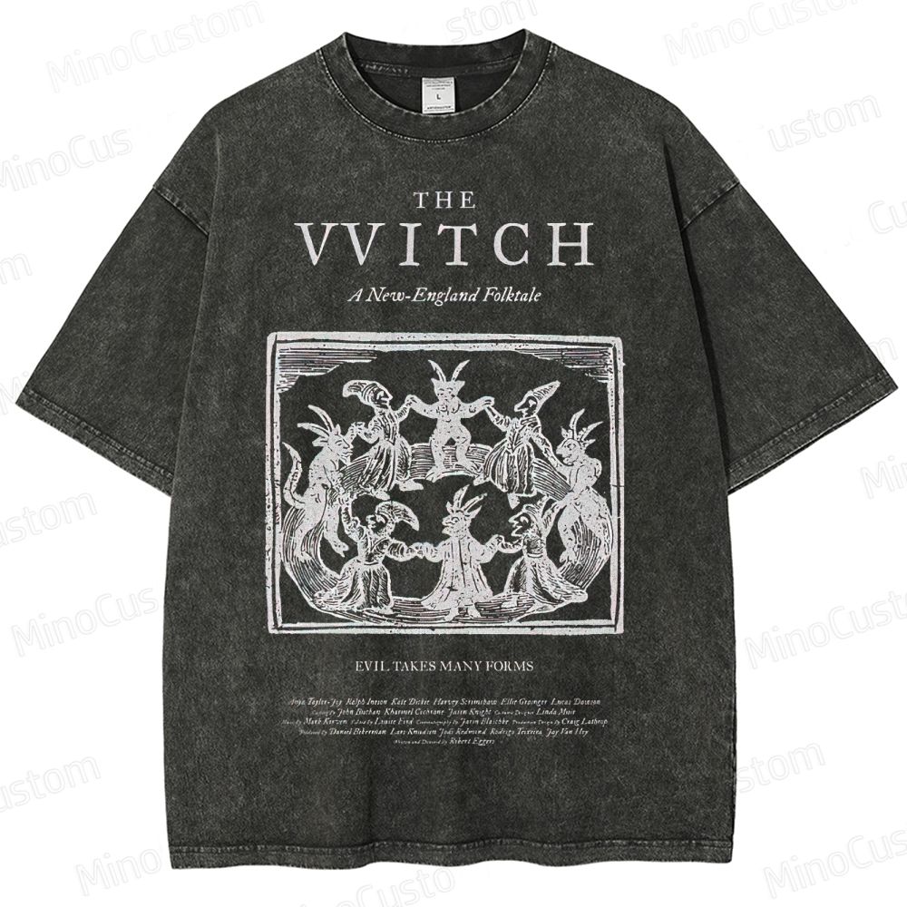 The Witch Movie Graphic Washed T - Shirt