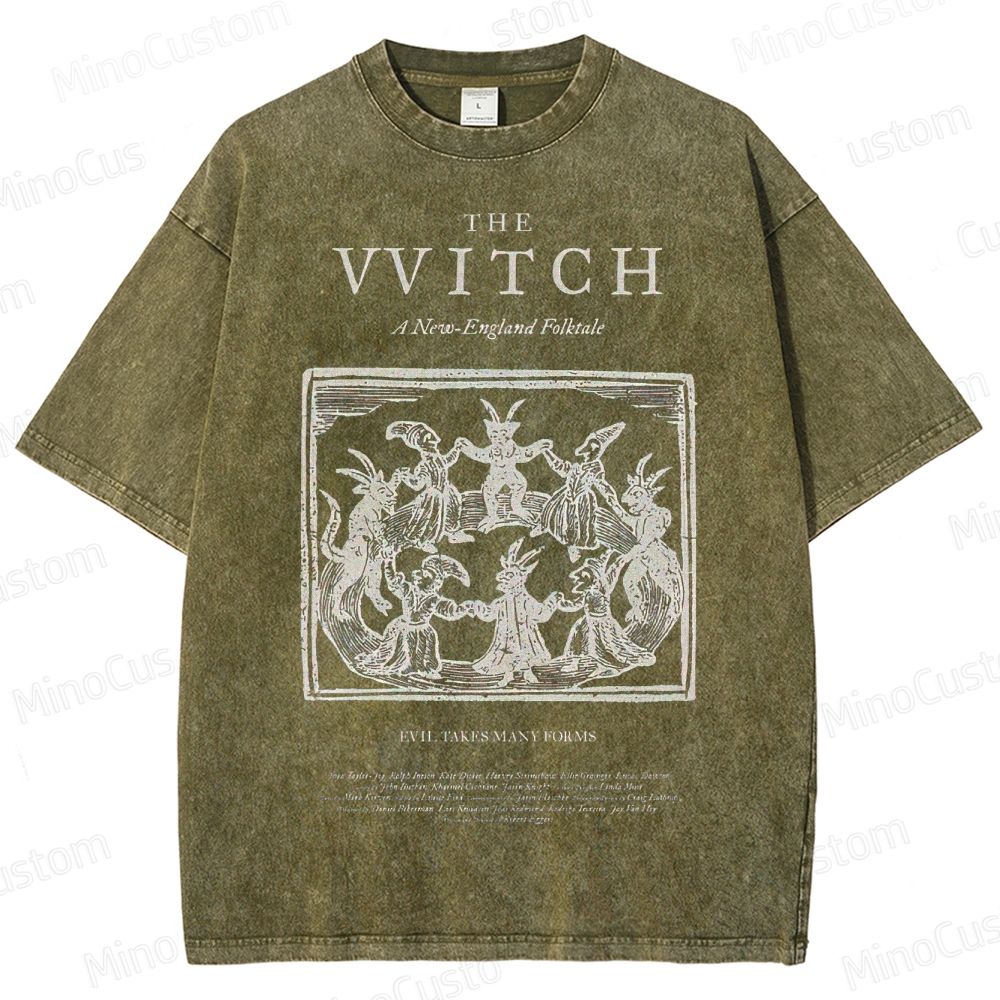 The Witch Movie Graphic Washed T - Shirt
