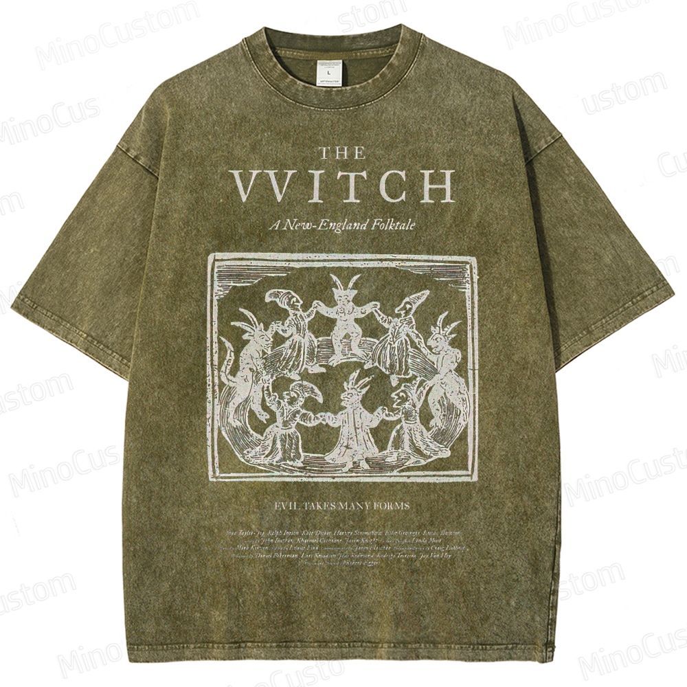 The Witch Movie Graphic Washed T - Shirt