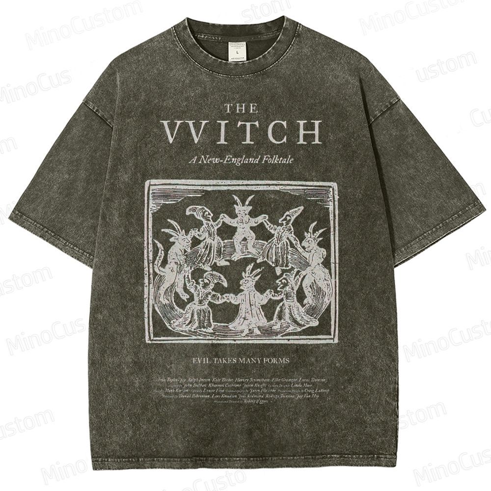 The Witch Movie Graphic Washed T - Shirt