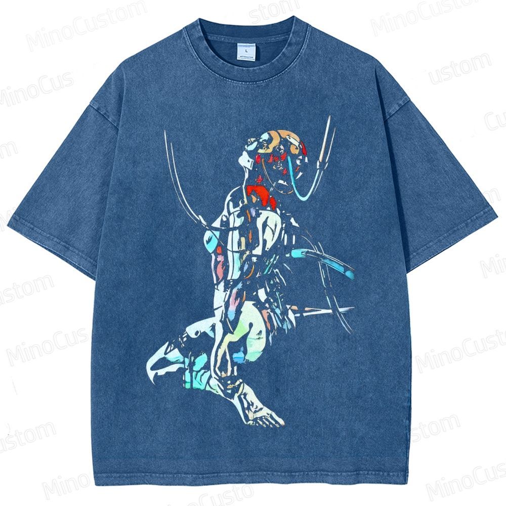 Ghost in the Shell Graphic Washed T - Shirt