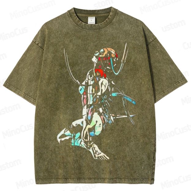 Ghost in the Shell Graphic Washed T - Shirt