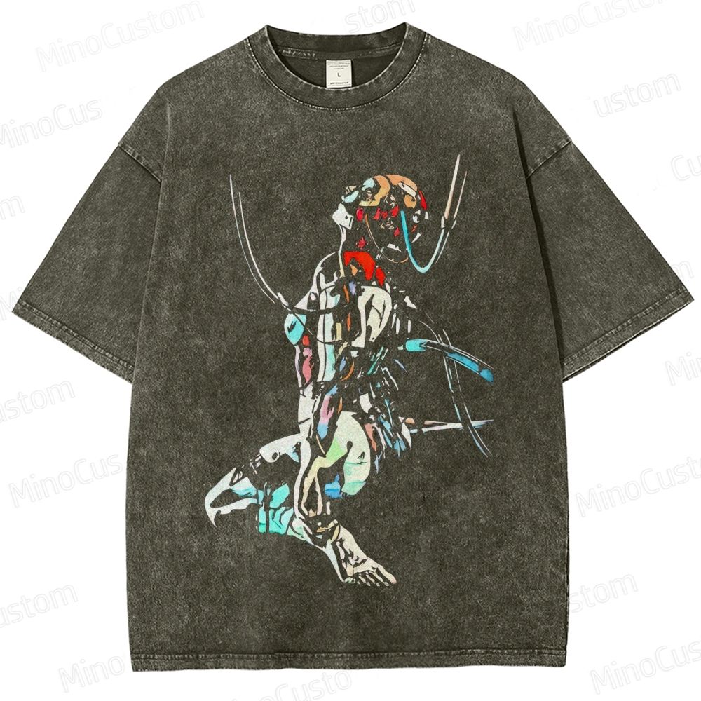 Ghost in the Shell Graphic Washed T - Shirt