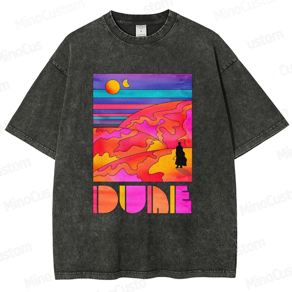 Dune Movie Graphic Washed T - Shirt