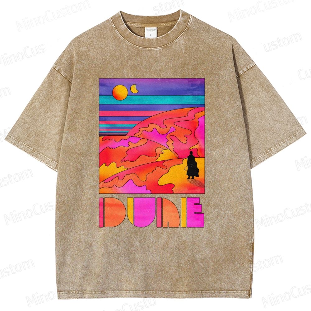 Dune Movie Graphic Washed T - Shirt