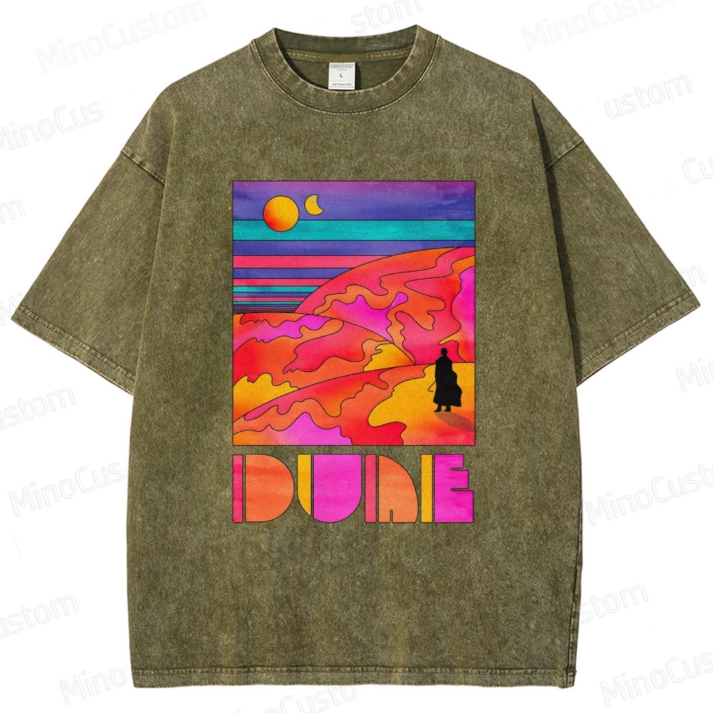 Dune Movie Graphic Washed T - Shirt