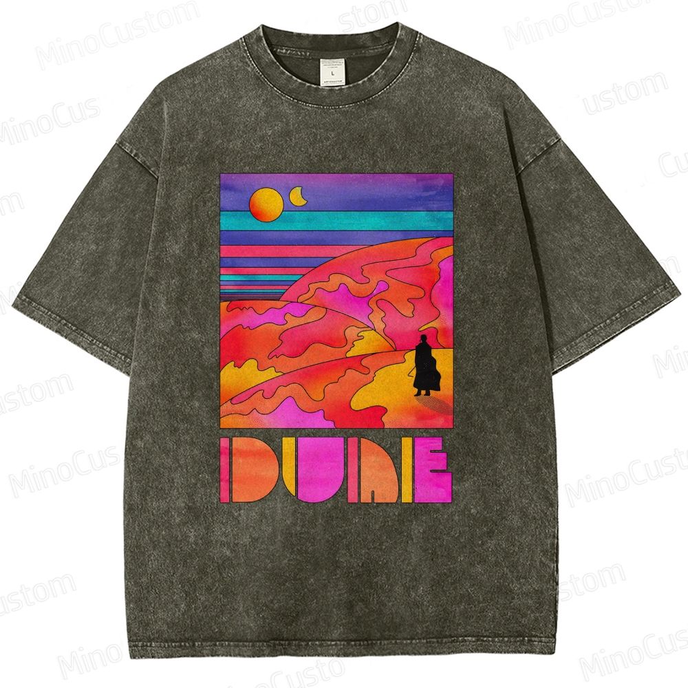 Dune Movie Graphic Washed T - Shirt