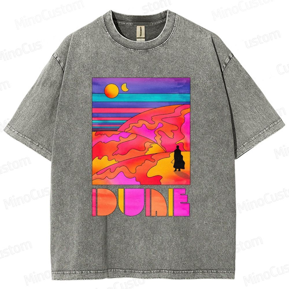 Dune Movie Graphic Washed T - Shirt