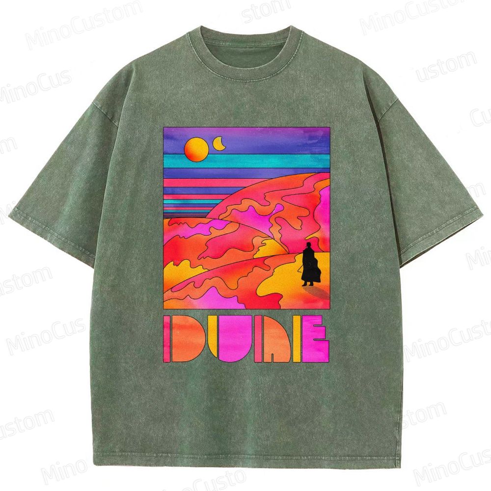 Dune Movie Graphic Washed T - Shirt