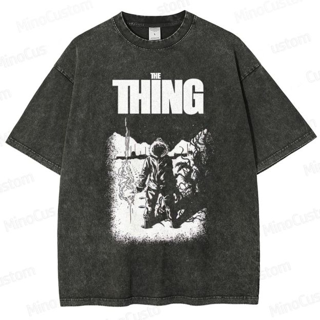 The Thing Movie Graphic Washed T - Shirt