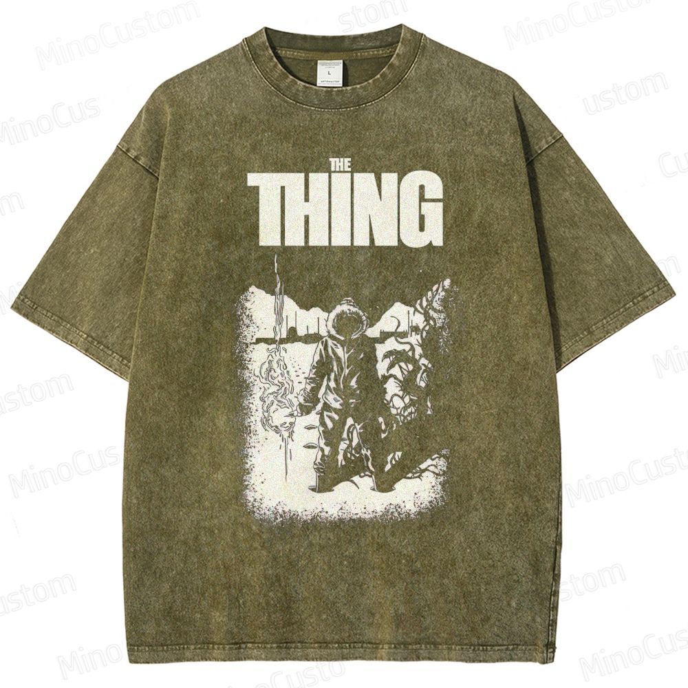 The Thing Movie Graphic Washed T - Shirt