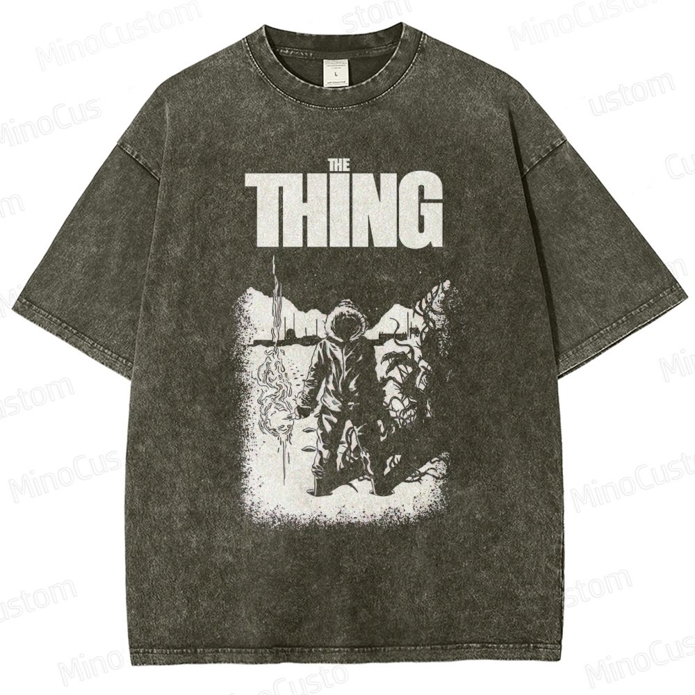 The Thing Movie Graphic Washed T - Shirt