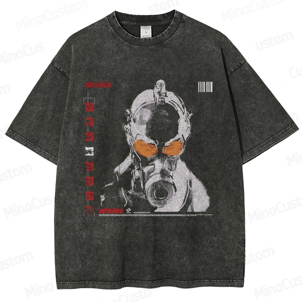 Metal Gear Graphic Washed T - Shirt
