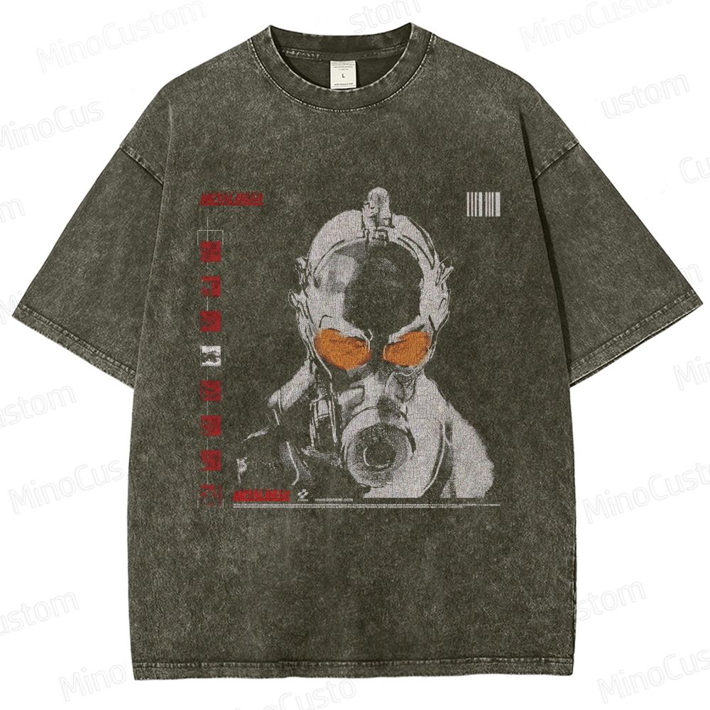 Metal Gear Graphic Washed T - Shirt