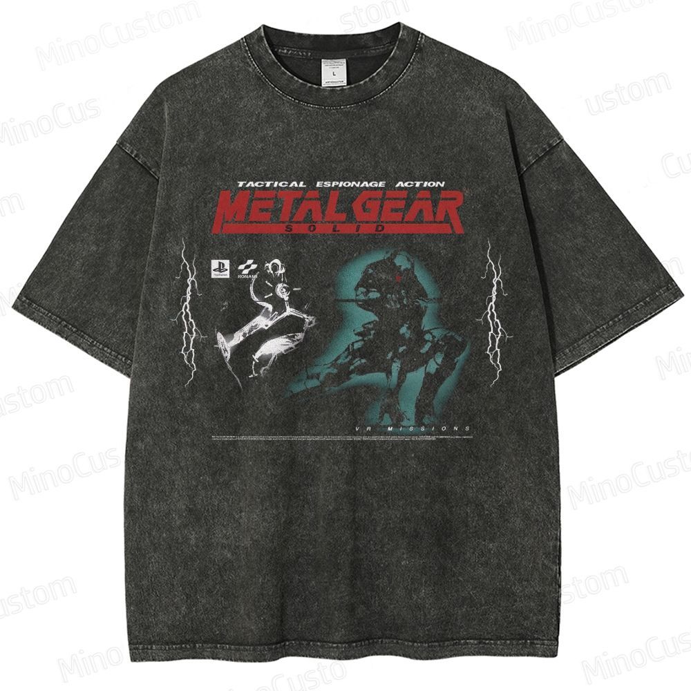 Metal Gear Solid Graphic Washed T - Shirt