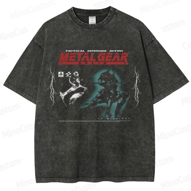 Metal Gear Solid Graphic Washed T - Shirt