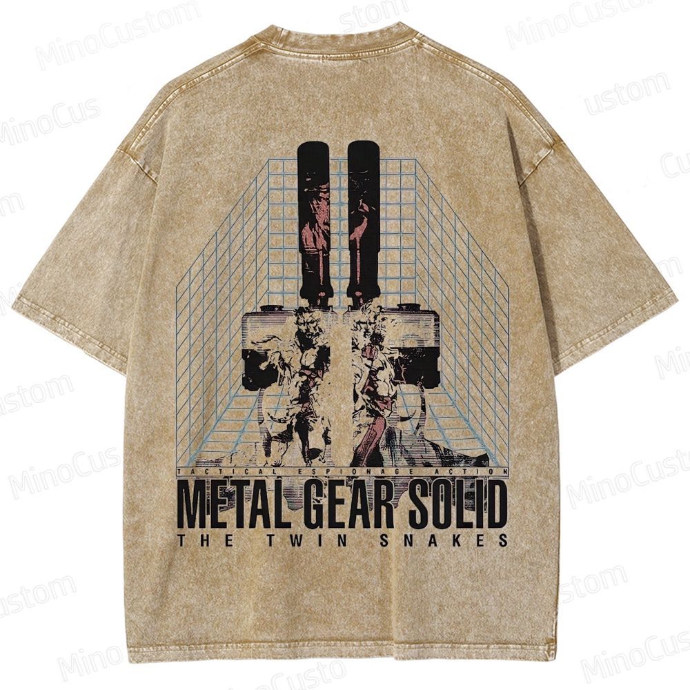 Metal Gear Solid: The Twin Snakes Graphic Washed T - Shirt