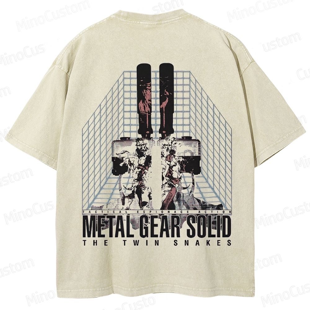 Metal Gear Solid: The Twin Snakes Graphic Washed T - Shirt