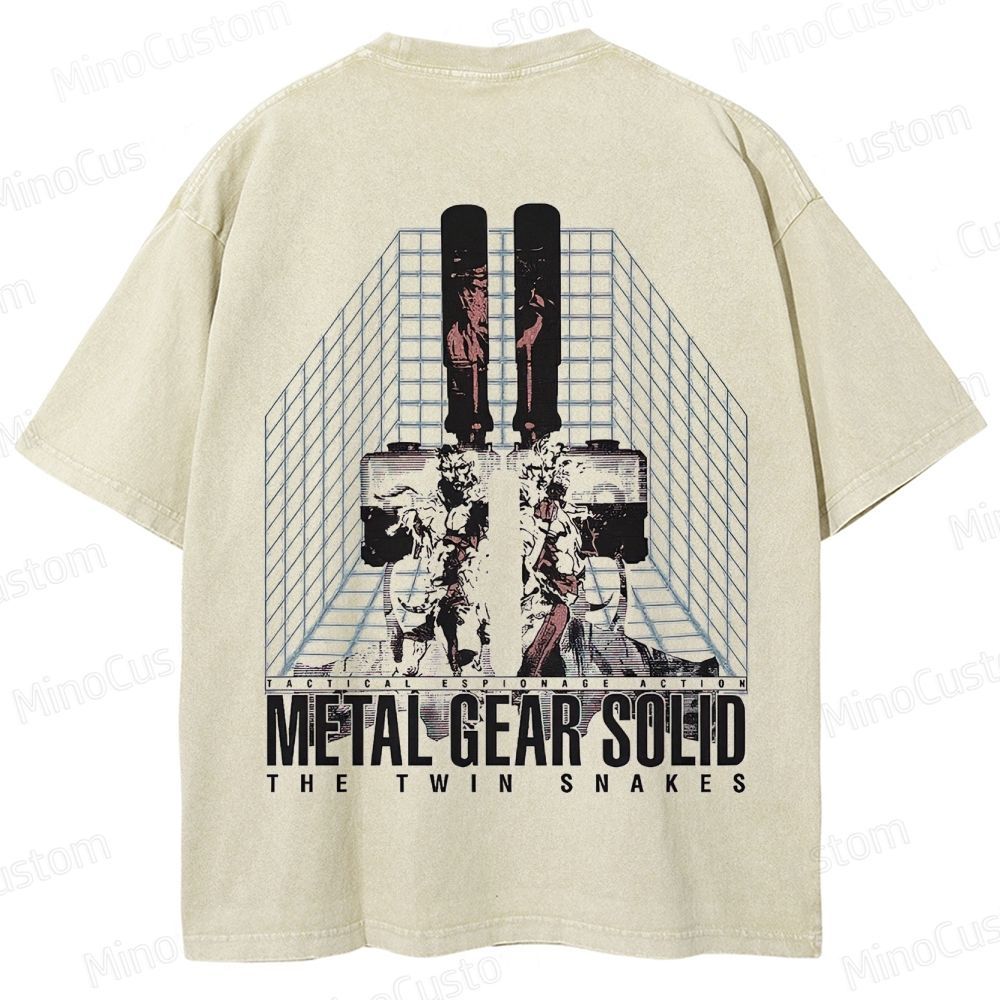 Metal Gear Solid: The Twin Snakes Graphic Washed T - Shirt
