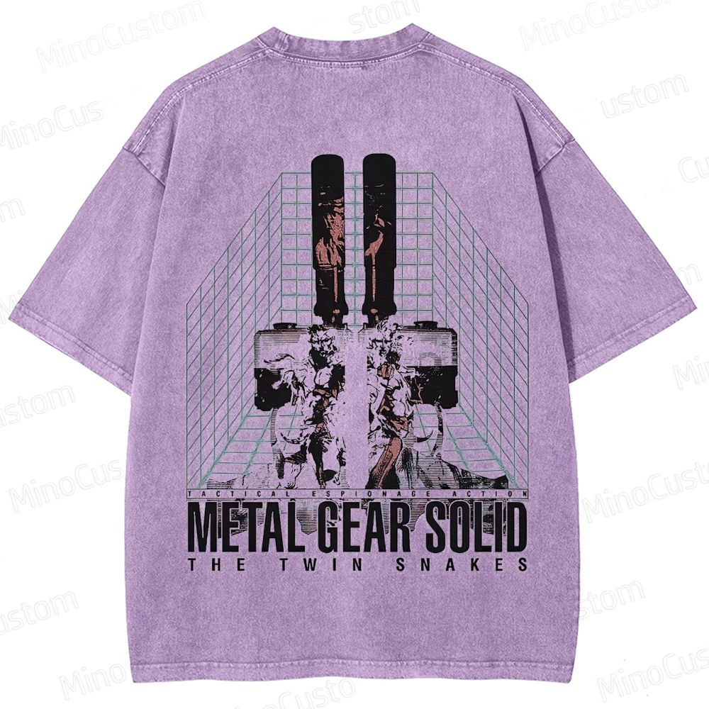 Metal Gear Solid: The Twin Snakes Graphic Washed T - Shirt
