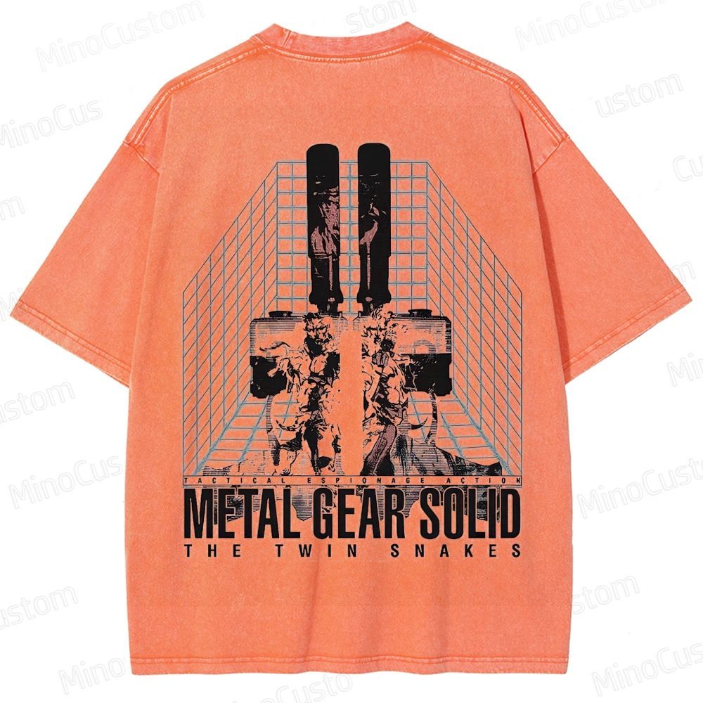 Metal Gear Solid: The Twin Snakes Graphic Washed T - Shirt