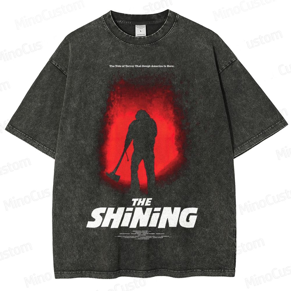 The Shining Movie Graphic Washed T - Shirt