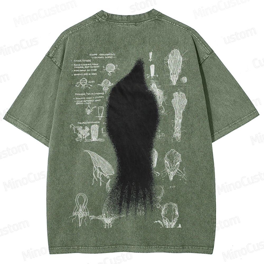 Arrival Movie Graphic Washed T - Shirt