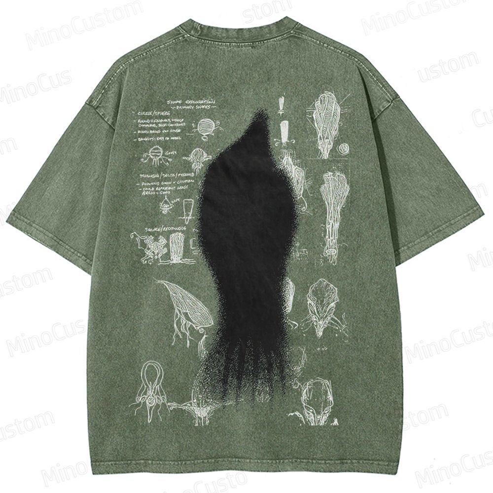 Arrival Movie Graphic Washed T - Shirt