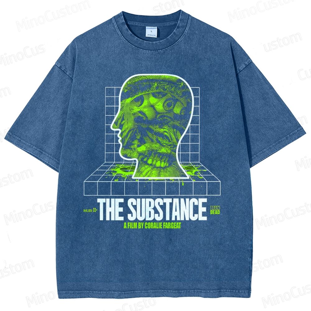 The Substance Movie Graphic Washed T - Shirt